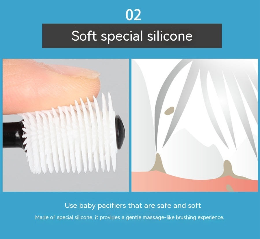 Pet Dog and Cat Toothbrush 360 Degrees Oral Cleaning Teeth Improve Bad Breath Prevention Dental Calculus Toothpaste