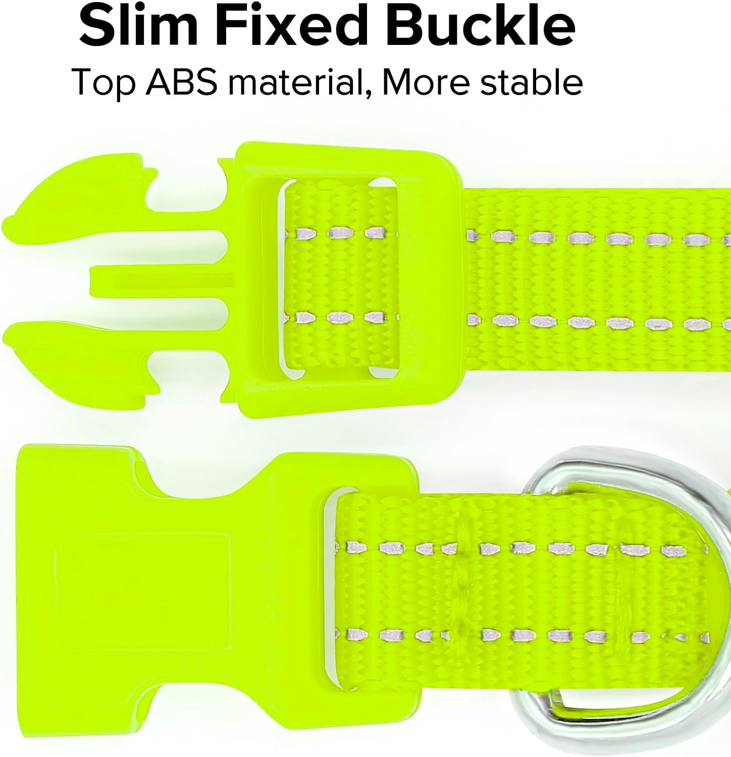 Light up Dog Collars - Glowing LED Dog Collar Rechargeable Puppy Collar for Small Dogs & Cats, Safety Dog Lights for Night Walking (Green)