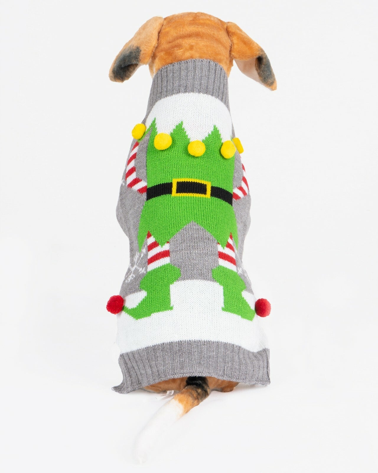 Christmas Puppy Outfit Pet Snowman Elf Happy Bir Jesus Warm Knitted Dog Jumper