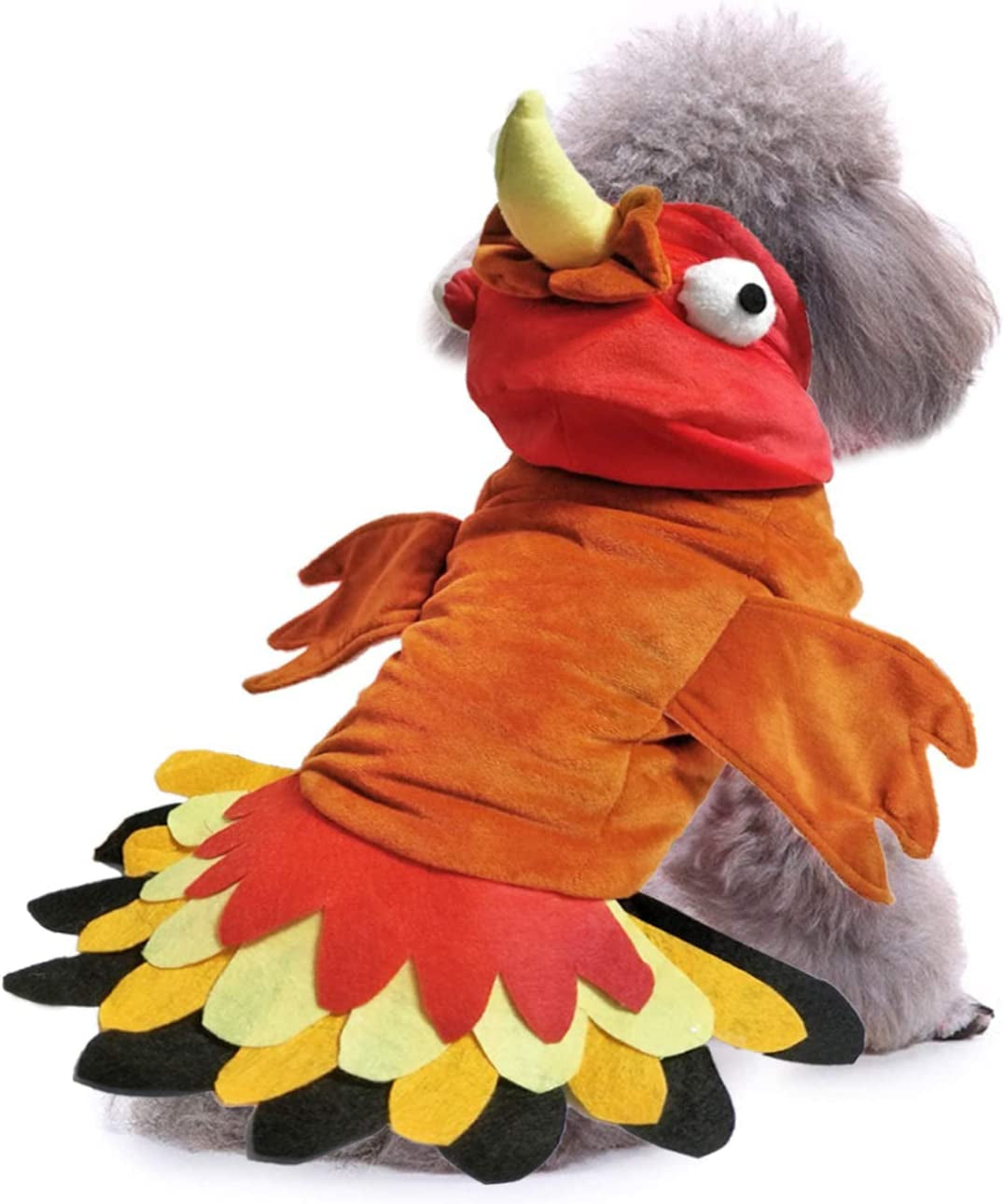 Turkey Dog Costume Thanksgiving Apparel Pet Costume for Dogs and Cats